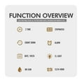 thumbnail image 4 of SKMEI Mens Digital Watch Sports Military Waterproof Wristwatch Outdoor Chronograph Watches for Men Backlight Alarm Business Watch,Stainless Steel Watch Band, 4 of 7