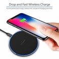 thumbnail image 2 of Wireless Charger 10W Qi Wireless Charging Compatible with Most Mobile Phone, Black, 2 of 8
