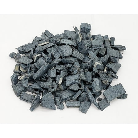 Rubber Mulch Nuggets - 100% Wire Free Rubber Mulch for Playground & Landscaping with Low Maintenance - (20LBS - 1.1 CU. FT.) (Grey)