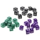thumbnail image 1 of 30 Uds dados acrílicos D6 dados de juego de rol de 6 caras para accesorios familiar RPG Negro Verde Púrpura Zulema Dados poliédricos, 1 of 8