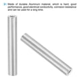 thumbnail image 4 of M3 Aluminum Spacers, 12 Pcs Metal Spacer Aluminum 3mm ID x 6mm OD x 37mm L Threaded Spacer Screw Standoff Round for RC Car Drones Motherboard, Silvery, 4 of 6