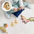 thumbnail image 1 of HEALEEP 1 Pair Golden Wood Finger Cymbals For Childrens Musical Instrument And Dance, 1 of 8