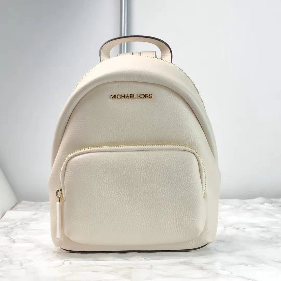 michael kors cream backpack