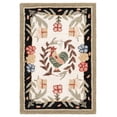 thumbnail image 2 of Safavieh Chelsea Serenity Botanical Wool Area Rug, Creme/Black, 1'8" x 2'6", 2 of 12
