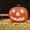 8.87*8.87Inch, variant on Halloween Pumpkin Decoration – Hollow Resin/PP Pumpkin with Happy Face, LED or Candle Compatible, Weather-Resistant, Stable Base, Indoor Outdoor Fall Harvests Decor for Porch Mantel Tabletop, 1PC