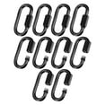 thumbnail image 1 of Uxcell 10-Pack Enlaces Rápidos de Cadena, Conector de Cadena de Hierro Electrochapado de 2.28 Pulgadas con Capacidad de Peso de 33Lbs, 1 of 1
