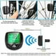 thumbnail image 3 of Compteur de Vélo Ordinateur de Vélo sans Fil Compteur de Vitesse LCD Rétro-éclairage Multifonction Vélo Ordinateurs étanche Compteur Kilométrique vélo, Noir, 3 of 5