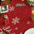 thumbnail image 5 of Smile Snowman Let It Snow Christmas Winter Red Table Runner 13 x 72 Inch, 5 of 7