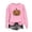 A02 Pink, variant on Xdegoge Women's Pumpkin Graphic Sweatshirt Glitter Rhinestone Jack O Lantern Pullover Tops Casual Long Sleeve Crewneck Fall Shirts for Halloween Party Lounge