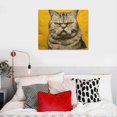 thumbnail image 5 of Orinice Cute Cat Fine Art Aesthetic Poster & Print Wall Painting for Home Decor, Canvas Print Living Room Bedroom Office Wall Decor, Set of Pictures 16x12in, 5 of 6