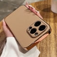 thumbnail image 2 of Funda de piel de cordero de lujo para teléfono móvil, cubierta protectora de lente a prueba de golpes para iPhone 14, 13, 12, 11 Pro Max, 13Pro, 14 Plus Fivean unisex, 2 of 2