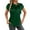 Dark Green, variant on Women's Elegant Bow Neck Satin T Shirt Casual Blouse Summer Spring Top Tee With Ribbon Collar Long Sleeve Fitted Shirt Women