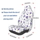 thumbnail image 3 of Fotbe Lavender Bicycle Funda para Asiento de Auto con Estampado – Impermeable y Antisudor – Ajuste Universal, Lavable a Máquina, Antideslizante (1 Pieza), 3 of 5