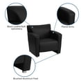 thumbnail image 3 of Flash Furniture HERCULES Majesty Series Black LeatherSoft Chair, 3 of 12