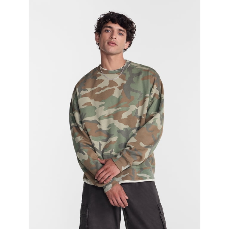 No Boundaries Men's Crewneck Fleece Sweatshirt photo 1