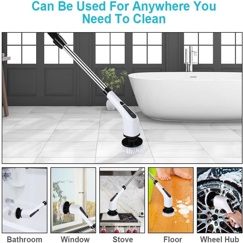 8-in-1 Multifunctional Electric Cleaning Brush – WiShipy