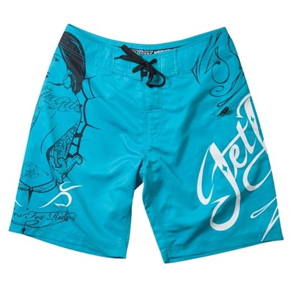 Jet Pilot Men's Chickita Aqua Board Shorts Quick Dry Swim Suit Trunks Size 30