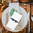 thumbnail image 4 of PTOOTP 50Pcs Disposable Dark Blue Pocket Napkins for Hotel Tableware Packaging and Bathroom Hand Towels, 4 of 6
