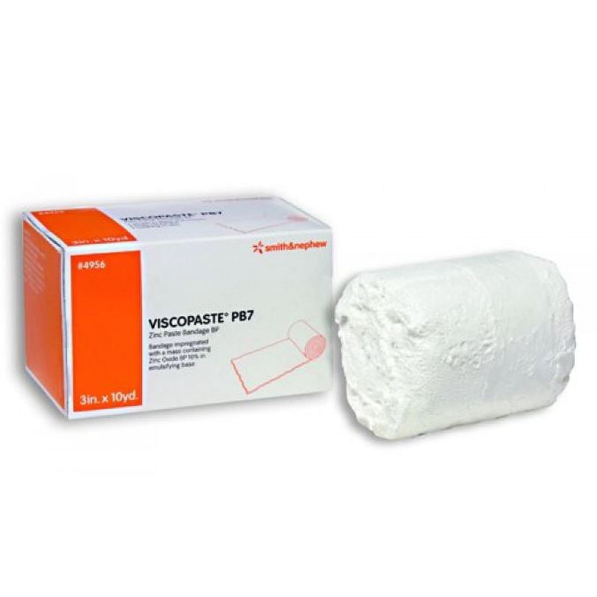 Viscopaste PB7 Impregnated Dressing 4956, 3 Inch x 10 Yard, 1 Each, White