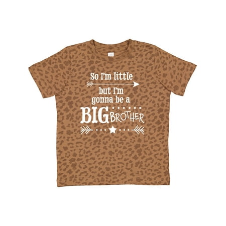 

Inktastic So I m Little but I m Going to Be a Big Brother Gift Toddler Boy Girl T-Shirt