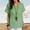 Green, variant on T Shirts for Women Spring Tops for Women Women's Clothing New Loose Casual Solid Color Cotton Linen Short Sleeved Women's Top Short Sleeved T Shirt Tshirts Shirts Basic Tees Red XL