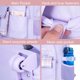 thumbnail image 5 of Mochila con ruedas gxtvo, 3 unidades, para niñas, mujeres y adultos, color morado, 5 of 7