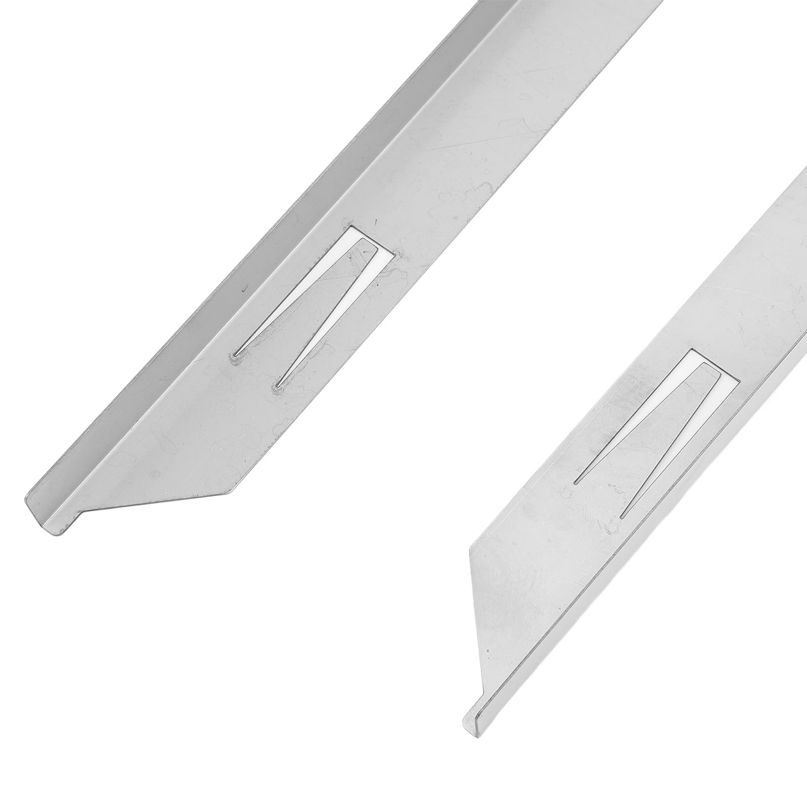 Riousery Premium Stainless Steel Stove Gap Covers Heat Resistant Left Right Easy To Clean Kitchen Stove Counter Gap Filler Set A Model 23.2 Inches / 59 cm 2 Pack