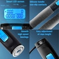 thumbnail image 2 of Jump Rope, Sport Skipping Rope with Calorie Counter Jump Rope Wireless Digital Adjustable for Fitness, Fat Loss, Gym, 2 of 7
