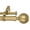 Gold, variant on MERIVILLE 1-Inch Diameter Ball Telescoping Double Window Treatment Curtain Rod, 48-Inch to 84-Inch, Royal Gold
