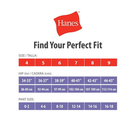 Photo 1 of Hanes Women's Cool Comfort Cotton Brief Underwear, 6-Pack
