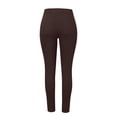 thumbnail image 3 of Jeans for Women Fashion High Waisted Petite Plus Size Stretch Colored Brown Pants Sizes XXL, 3 of 7