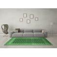 thumbnail image 3 of Ahgly Company Indoor Rectangle Oriental Emerald Green Industrial Area Rugs, 2' x 3', 3 of 4
