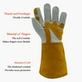 thumbnail image 2 of Welding Gloves,932°F Heat Resistant Gloves.Wear-Resistant 15.5"XL Size for Oven, Grill,Fireplace, 2 of 7