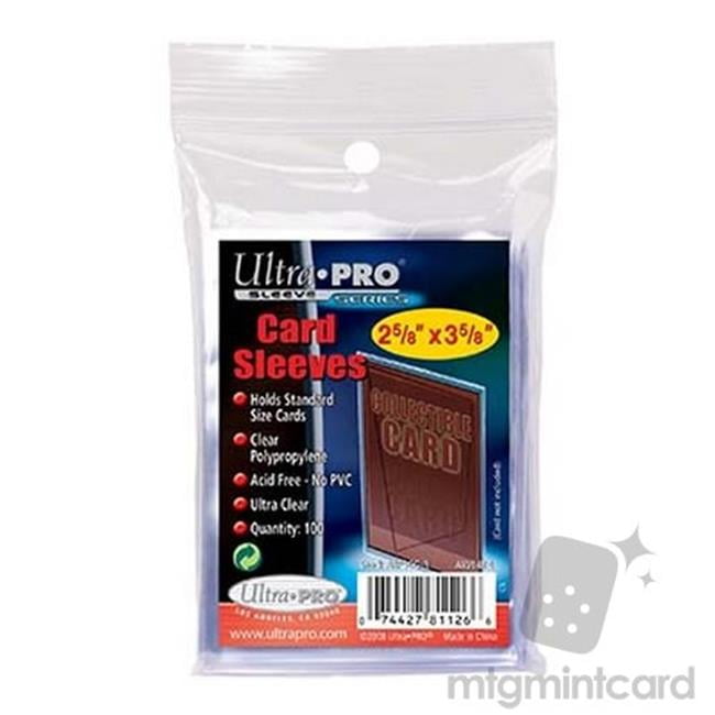 Ultra Pro 2.5 x 3.5 in. Deck Protector Penny Sleeves, 100 Count