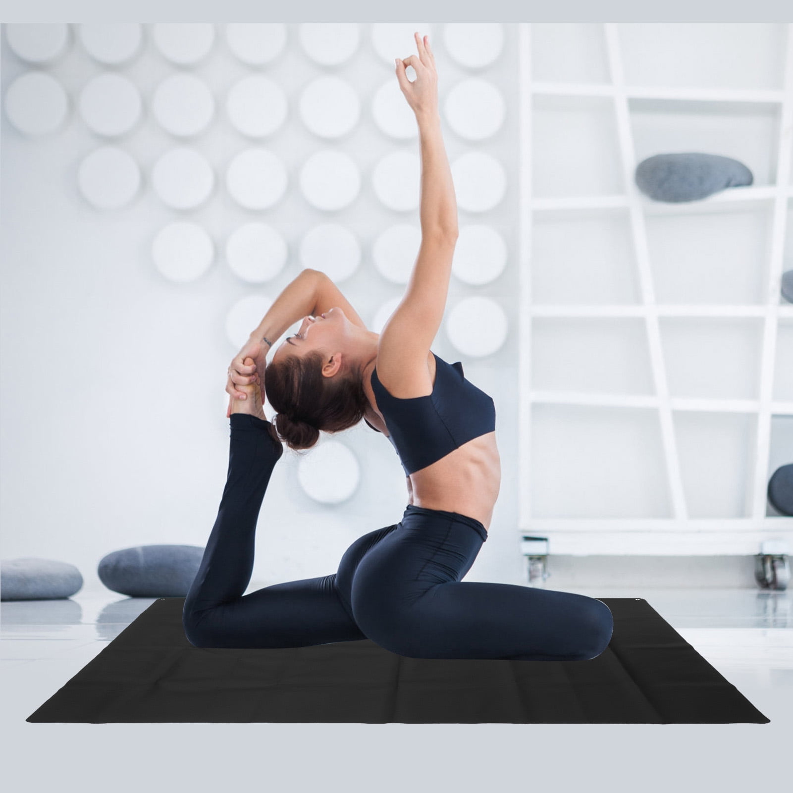 Tapis Grounding pour Sommeil & Soulagement de la Douleur – Prise UE incluse (France