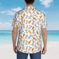 thumbnail image 6 of Balery Cute Rabbit Print Men's Hawaiian Shirts Short Sleeve Beach Shirt Relaxed Fit Vacation Button Down Shirts-3X-Large, 6 of 9