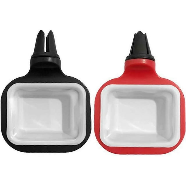 2 mini soportes para salsas para coche