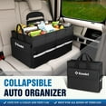 thumbnail image 4 of Car Trunk Organizer with Lid, Collapsible Storage Organizer, and for SUV, Truck, Sedan (Medium, Black), 4 of 4