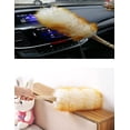 thumbnail image 6 of Somnr 18.9 Inch Natural Lambs Wool Duster with Wood Handle - Flexible Head for Cleaning Furniture, Ceiling Fans, Blinds Etc, 6 of 8
