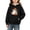 Z108 Black, variant on Little Girls Boys Halloween Hoodie Cute Ghost Long Sleeve Hooded Sweatshirt Kids Comfortable Fall Winter Warm Outerwear for Holiday Party