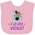 thumbnail image 3 of Inktastic Viola Future Violist Music Girls Baby Bib, 3 of 4