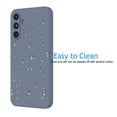 thumbnail image 3 of Cell Phone Basic Cases for Galaxy A15 5G 6.5", Liquid Silicone Gel Rubber Shockproof Case Ultra Thin Slim Matte Surface Cover for Samsung Galaxy A15 5G (Gray), 3 of 5