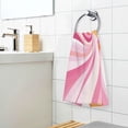 thumbnail image 3 of Yayeee 2 Pack Hand Towels for Bathroom 100% Cotton 16" x 28" Soft Absorbent Kitchen Towel, Swirling Lines, 3 of 7