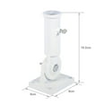 thumbnail image 3 of Hfnggwee 1.5" Adjustable Wall Mount Flag Pole Bracket - Slim Stainless Steel Windsock Holder with Screws for Outdoor/Indoor Display C412-042, 3 of 6