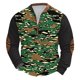 thumbnail image 2 of Blusas y camisas de manga larga con cuello redondo para hombre, sudadera con capucha de cuello redondo con cremallera y estampado, sudaderas de manga larga, blusa de poliéster para hombre, 2 of 4