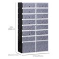 thumbnail image 3 of HOMCOM Cube Storage Organizer Modular Storage Cabinet for Bedroom, 3 of 10