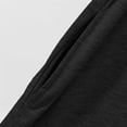 thumbnail image 6 of Women's Oversized Midi Nightgown Soft Knit Short Sleeve Pajamas Dress with Side Pockets for Daily Bedroom Loungewear Black L, 6 of 6