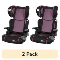(2 pack) Baby Trend Protect 2-in-1 Folding Booster Car Seat, High-Back, Pink Tech