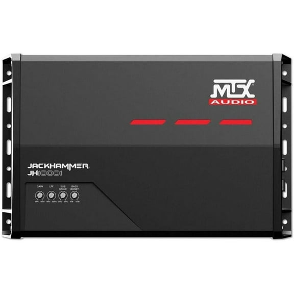 MTX Audio JH10001 Jackhammer Series 1000W Monoblock Class-D Car Audio Amplifier