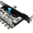 thumbnail image 2 of serony 12V Computer PC Case Cooling Fan Hub Regulator 4Pin 3Pin Speed Controller 3, 2 of 4